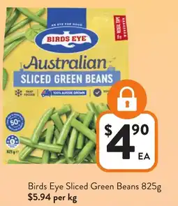 Foodworks Birds Eye Sliced Green Beans offer