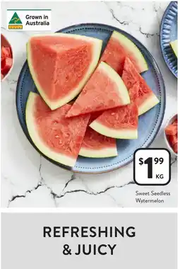 Foodworks Sweet Seedless Watermelon offer
