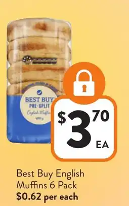 Foodworks Best Buy English Muffins offer