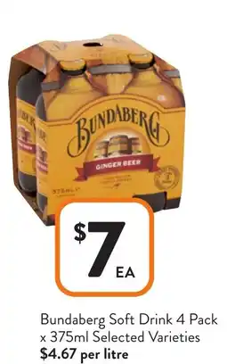 Foodworks Bundaberg Soft Drink offer
