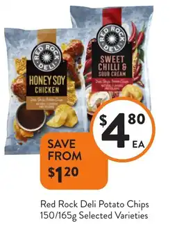 Foodworks Red Rock Deli Potato Chips offer
