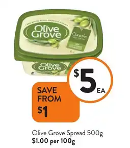 Foodworks Olive Grove Spread offer