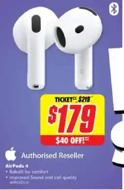 The Good Guys AirPods 4 offer