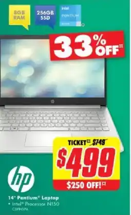 The Good Guys 14" Pentium Laptop offer