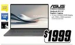 The Good Guys Zenbook A14 14" Copilot+ Laptop offer