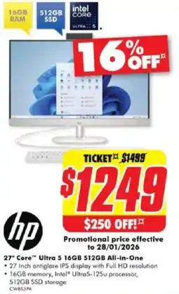 The Good Guys 27 Core Ultra 5 16GB 512GB All-in-One offer