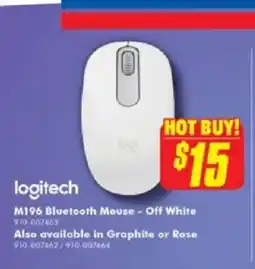 The Good Guys M196 Bluetooth Mouse - Off White offer