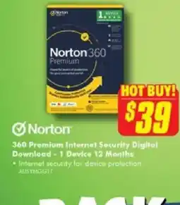 The Good Guys 360 Premium Internet Security Digital Download - 1 Device 12 Months offer