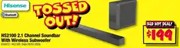 JB Hi-Fi HS2100 2.1 Channel Soundbar With Wireless Subwoofer offer