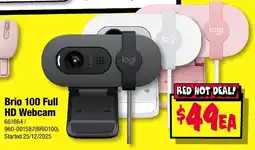 JB Hi-Fi Brio 100 Full HD Webcam offer