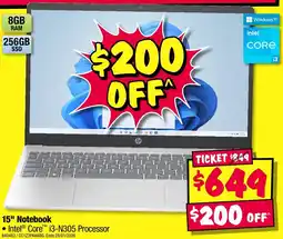 JB Hi-Fi 15" Notebook offer