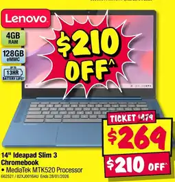 JB Hi-Fi Lenovo 14" chromebook offer