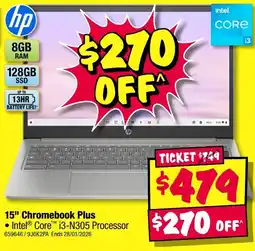 JB Hi-Fi Hp 15" chromebook plus offer