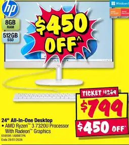 JB Hi-Fi Hp 24" all-in-one desktop offer