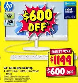 JB Hi-Fi Hp 24" all-in-one desktop offer
