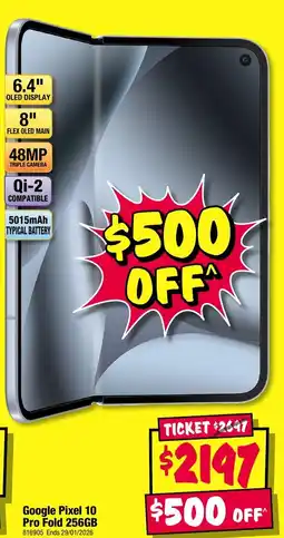 JB Hi-Fi Google pixel 10 offer