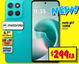 JB Hi-Fi Motorola moto g57 offer