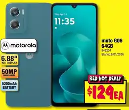 JB Hi-Fi Motorola moto g06 offer