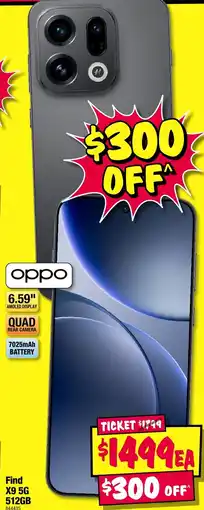 JB Hi-Fi Oppo find x9 offer