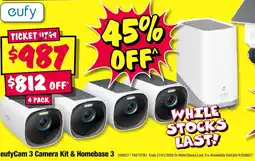 JB Hi-Fi Eufycam 3 camera kit & homebase offer