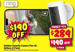 JB Hi-Fi Ring outdoor security camera plus offer