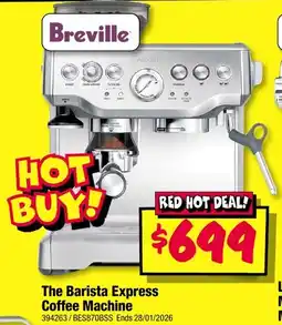 JB Hi-Fi The barista express coffee machine offer