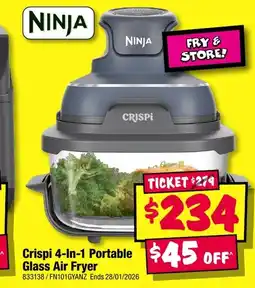 JB Hi-Fi Crispi 4-in-1 portable glass air fryer offer