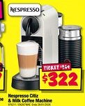 JB Hi-Fi Nespresso citiz & milk coffee machine offer