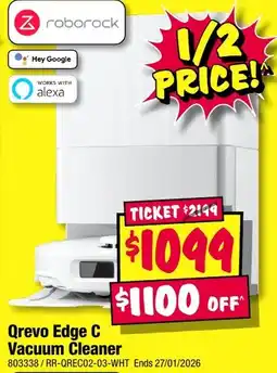 JB Hi-Fi Qrevo edge c vacuum cleaner offer