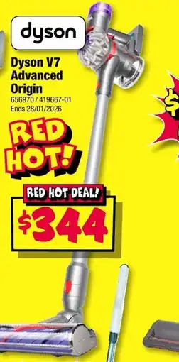 JB Hi-Fi Dyson v7 advanced origin offer