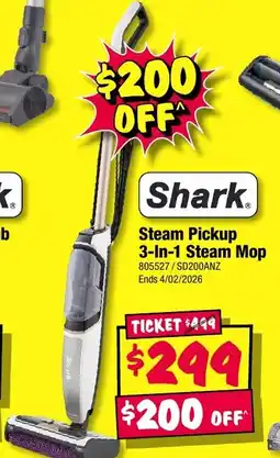 JB Hi-Fi Steam pickup 3-in-1 steam mop offer