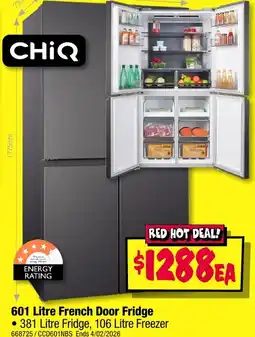 JB Hi-Fi 601 litre french door fridge offer