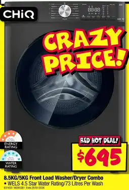 JB Hi-Fi Front load washer/dryer combo offer