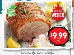 Spudshed Pork shoulder roast boneless offer