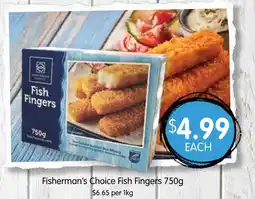 Spudshed Fisherman's Choice Fish Fingers offer
