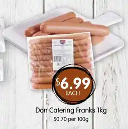 Spudshed Don Catering Franks offer