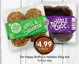 Spudshed The Happy Muffin Co Varieties offer