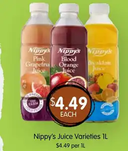 Spudshed Nippy's Juice Varieties offer