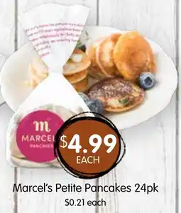 Spudshed Marcel's Petite Pancakes offer