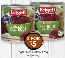 Spudshed Edgell Sliced Beetroot offer