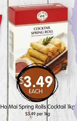 Spudshed Ho Mai Spring Rolls Cocktail offer