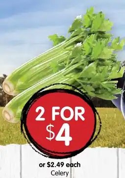 Spudshed Celery offer