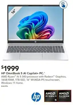 Harvey Norman Hp omnibook 5 al copilot+ pc. offer