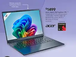 Harvey Norman Acer aspire 14 copilot+ pc. offer