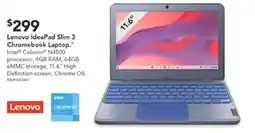 Harvey Norman Lenovo IdeaPad Slim 3 Chromebook Laptop offer
