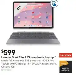Harvey Norman Lenovo Duet 2-in-1 Chromebook Laptop offer