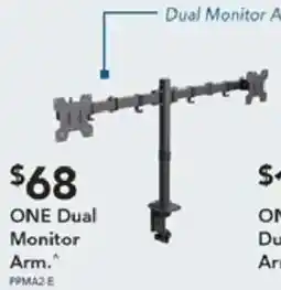 Harvey Norman One dual monitor arm offer