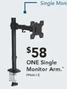 Harvey Norman One single monitor arm offer