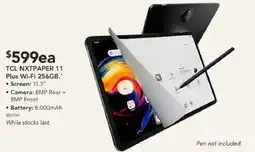 Harvey Norman Tcl nxtpaper 11 plus wi-fi 256gb. offer