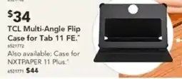 Harvey Norman Tcl multi-angle flip case for tab 11 fe. offer